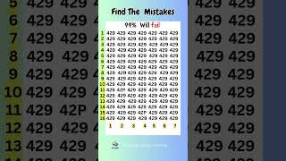 quotCan You Spot the Mistake 🔍 Test Your Observation Skillsquot shorts observationskills games [upl. by Eceirehs]