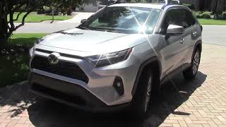 2022 Toyota RAV4 XLE Premium  Silver Sky Metallic  My first New Car External and Internal review [upl. by Ydnar375]