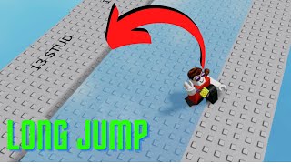 How To Long Jump NEW METHOD  Roblox [upl. by Atteuqcaj]