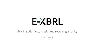 E XBRL Tutorial [upl. by Bushey156]