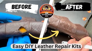 Easy DIY Leather Repair Kits  Clean repair tear touchup and protect [upl. by Malamud]