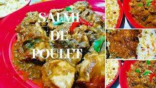 Recette tres facile de SALMI DE POULET à ma façon [upl. by Aneehsit]