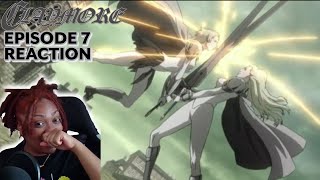 AINT NO WAY THEY ABOUT TO JUMP HER  CLAYMORE ANIME REACTION PART 7 [upl. by Ailgna]