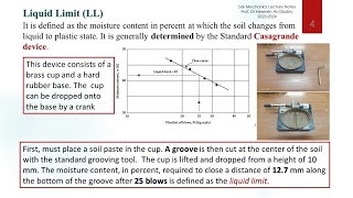 Lecture 5 Soil Mechanics I شرح لدونة التربة [upl. by Huskamp]