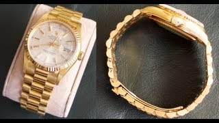 Rolex DAYDATE with President bracelet  Watch Perfection [upl. by Adneral]