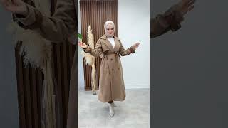 Sipariş için whatsap iletişim 05061318000 Yeşim kaban keşfetteyiz keşfet hijabfashion hijabiz [upl. by Nolad340]