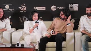 Kiccha Sudeep Wife Priya Sing Malayalam Song  Sudeep Vikranth Rona Press Meet  Kerala [upl. by Naesad]