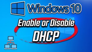 How To Enable or Disable DHCP in Windows 2024 [upl. by Monah]