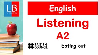 Clases Inglés online LISTENING A2 Listen amp Check 1 Eating out [upl. by Psyche342]