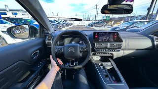 Citroen C5 Aircross Facelift Test Drive POV 2023 [upl. by Akcinehs]