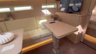 2024 Jeanneau Yacht 55 Hard Top Miami Boat Show Interior [upl. by Ase]