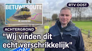 Noordtak Betuweroute duizenden extra goederentreinen door Overijssel  RTV Oost [upl. by Goodden686]