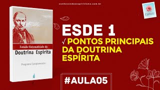 Aula 05  ESDE 1  Pontos Principais da Doutrina Espírita [upl. by Aikam]