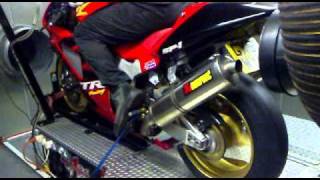 honda sp1 dyno run 130bhp [upl. by Kolb]