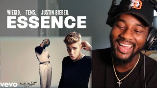 Wizkid  Essence Audio ft Justin Bieber Tems 🔥 REACTION [upl. by Varian]