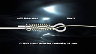 How to Splicing in a fluorocarbon leader to Nanofil [upl. by Else284]