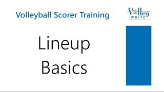 Volleyball Lineup Basics [upl. by Teirrah76]