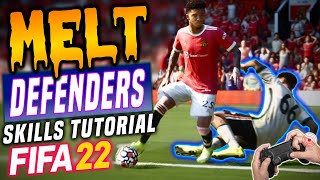 MELT Defenders with One of the Most Effective Skills Tutorial  FIFA 22 [upl. by Eednarb]