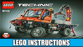 LEGO Instructions  Technic  8110  MercedesBenz Unimog U 400 Book 5 [upl. by Nike434]