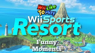 WiiLikeToPlay  Wii Sports Resort Funny Moments [upl. by Akcirre826]