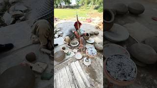 Repairing clay pot Making ytshorts [upl. by Rocca]