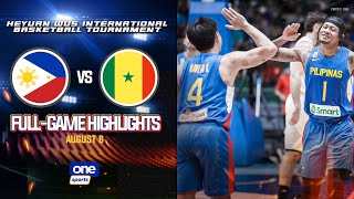 Philippines vs Senegal highlights  2023 Heyuan WUS International Basketball  Aug 6 2023 [upl. by Compte]