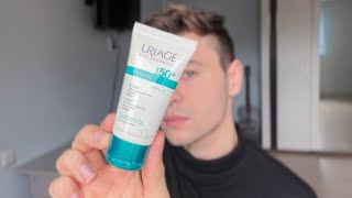 Uriage Hyseac SPF50 Fluid  Review Fungal acne safe [upl. by Aciretnahs]