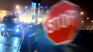 Reporter hit by stop sign during live tv [upl. by Jillayne]