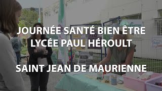 Journée Santé et Bien être au Lycée Paul Héroult [upl. by Kassity]