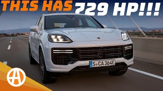 Porsches Green Monster 2024 Cayenne Turbo EHybrid Unveiled [upl. by Airotal]