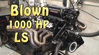 Blown 1000 HP Chevy LS from NRE NRE TV Episode 202 Nelson Racing Engines Episode 203 [upl. by Rosalba]