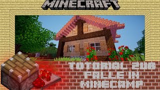 Minecraft Tutorial zu der Falle im Minecamp [upl. by Ydnarb]