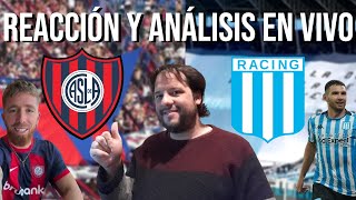 REACCION Y ANALISIS SAN LORENZO DE ALMAGRO vs RACING CLUB  FECHA 23 LIGA PROFESIONAL DE FUTBOL 2024 [upl. by Notreve]