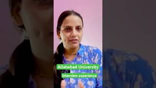 My phd interview experience Of allahabad university phd lucknow phdstudent interviewviral [upl. by Elirpa]