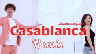 Casablanca Remix l MACOOY l Phrased Improver Line Dance l 카사블랑카 리믹스 라인댄스 l Linedance l 라인댄스퀸 [upl. by Ethbinium]