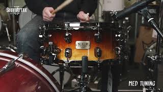 Tama SLP 14 x 6 GKapur Mappa Burl Outer Ply Snare Drum [upl. by Brandy]