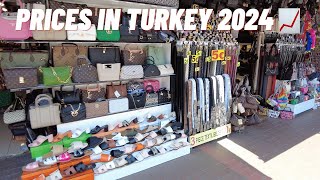 📈 FAKE MARKET PRICES IN TURKEY 2024 🇹🇷 ALANYA MARKET 2024 FULL TOUR [upl. by Dorin]