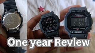 Casio GShock DW  5610SU One year review casio gshock [upl. by Inan528]