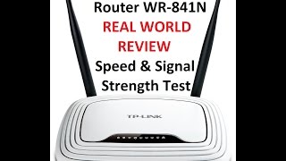 tp link wr841n 300Mbps Wireless Router real world [upl. by Ijnek]