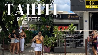 4K EXPLORING PAPEETE TAHITI‘S CAPITAL CITY FRENCH POLYNESIA🇵🇫 WALKING TOUR [upl. by Freyah]