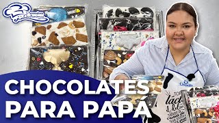 COMO HACER CHOCOLATE PARA EL DÍA DEL PADRE  CHOCOLATES GOURMET PARA PAPÁ [upl. by Mayram]