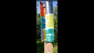 Fabriquer une éolienne verticale maison DIY VERTICAL WIND TURBINE [upl. by Niro]