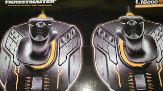 THRUSTMASTER T16000M Space Sim Duo Stick Unboxing [upl. by Mirisola]