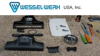 Wessel Werk TK 286 TK284 Miele STB3053 TurboTeQ Turbo Brush Central vacuum Repair [upl. by Rhodie742]