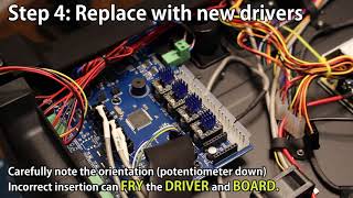 Flashforge Creator Pro Stepper Driver Upgrade [upl. by Nanam]