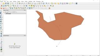 GIS Solutions  QGIS How to create a polygon cut it and merge [upl. by Nilyarg]