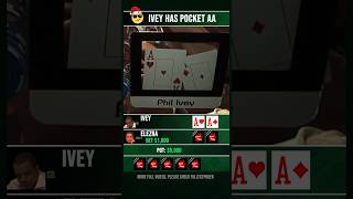 When Ivey has Pocket Aces poker [upl. by Ogilvie]