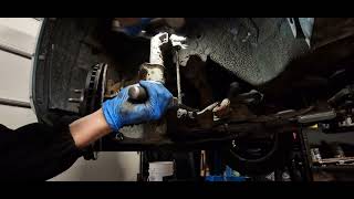 How to replace lower control arm and anti roll bar link on 2010 ford escape [upl. by Bellda270]