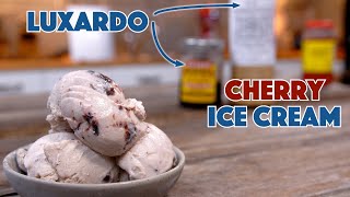 Luxardo Maraschino Cherry Ice Cream Recipe  Glen And Friends Cooking [upl. by Redienhcs]