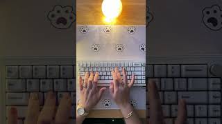 ASMR CERAMIC KEYCAPS KEYBOARD TYPING asmr shorts keyboardasmr [upl. by Hickey]